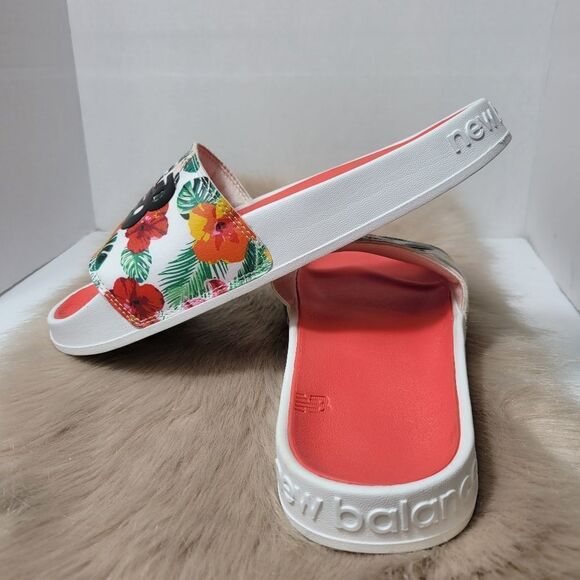 New Balance Women's 200 V1 Slide Sandal, Floral/White Size 11 - Picture 5 of 11